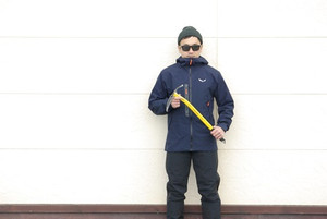 雪山ハイクも残雪登山もゴアテックスジャケット。SALEWA  STELVIO JKT AF2021/2/12