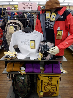 【THE NORTH FACE】　アウトレット　30％OFF！